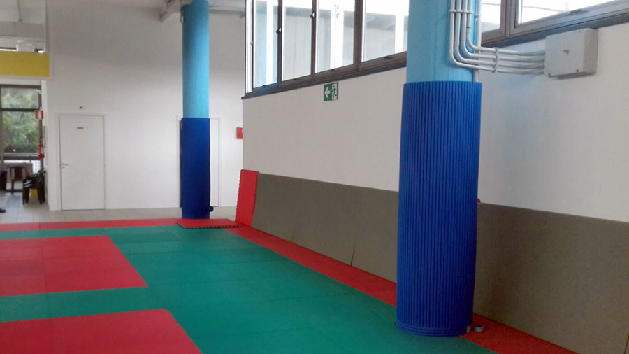 Judo school columns